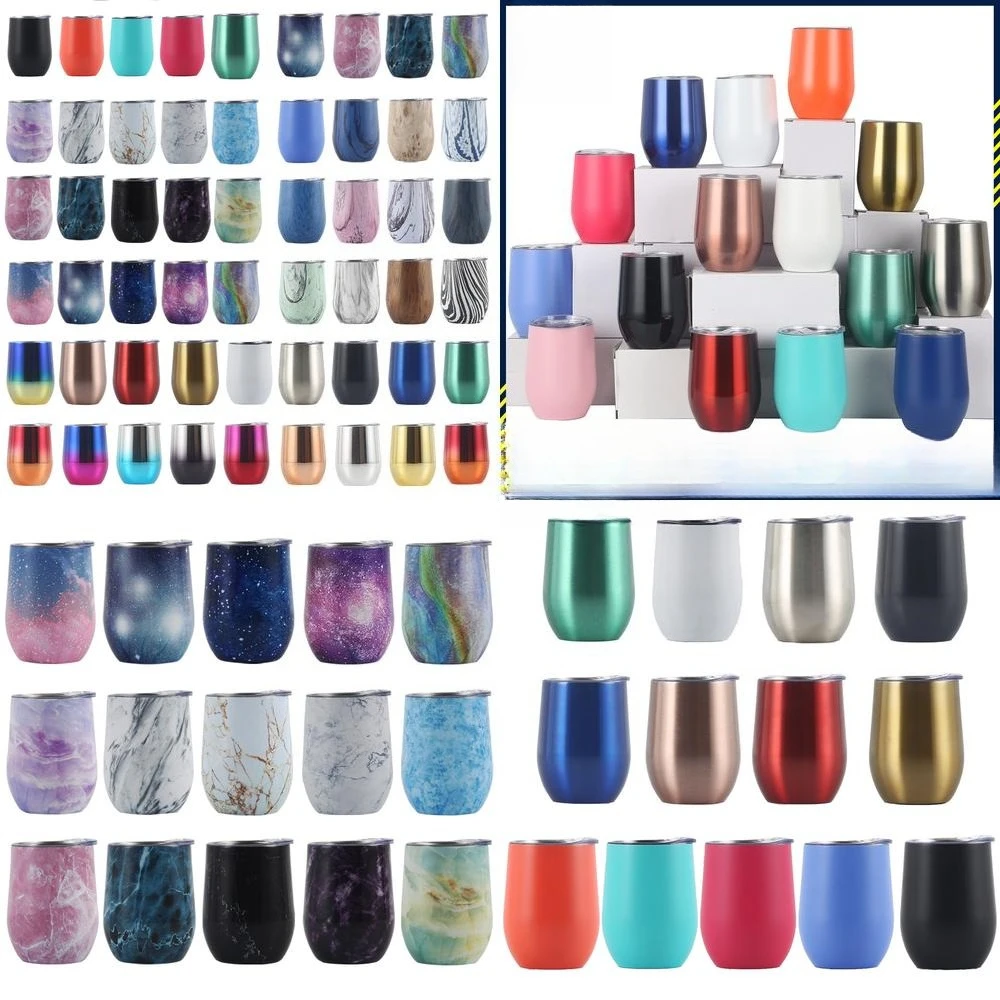 

Swig Egg Cup Stainless Steel Creative U Shaped Wine Insulated Cup 304 Large Belly 12oz Eggshell Cup