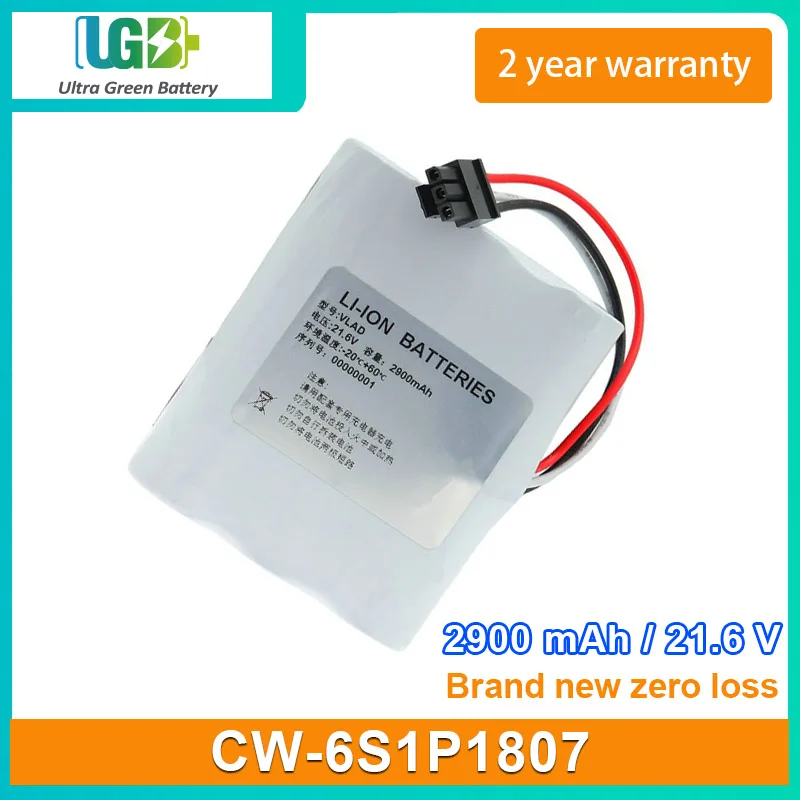 

UGB New battery For VLAD 61cr19/66 CW-6S1P1807 Eove Eo-150 Medical battery 21.6V 2900mAh