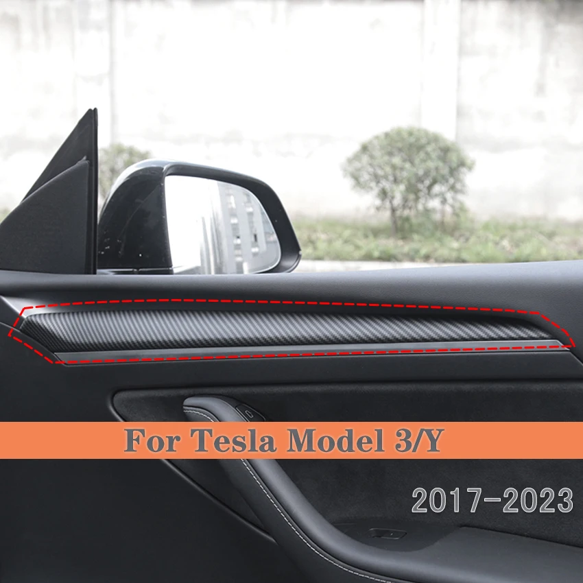 

Накладка на панель приборной панели и двери для Tesla Model 3/Y 2017-2023 ABS Mid-Console