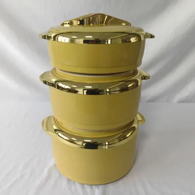 

3PCS Hot Sell 1-2-2.5L Hot Pot Food Warmer Set