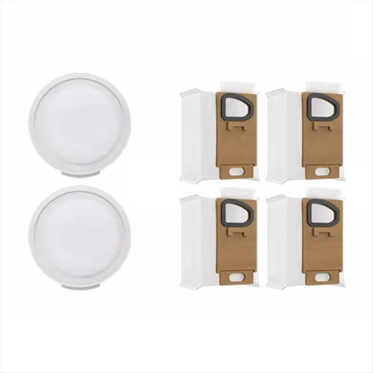 DT497 TO 6PCS Vacuum Filter Dust Bag Kit for H7 Cordless Stick Vacuum Cleaner Spare Parts Front&Rear Filter Dust Bag