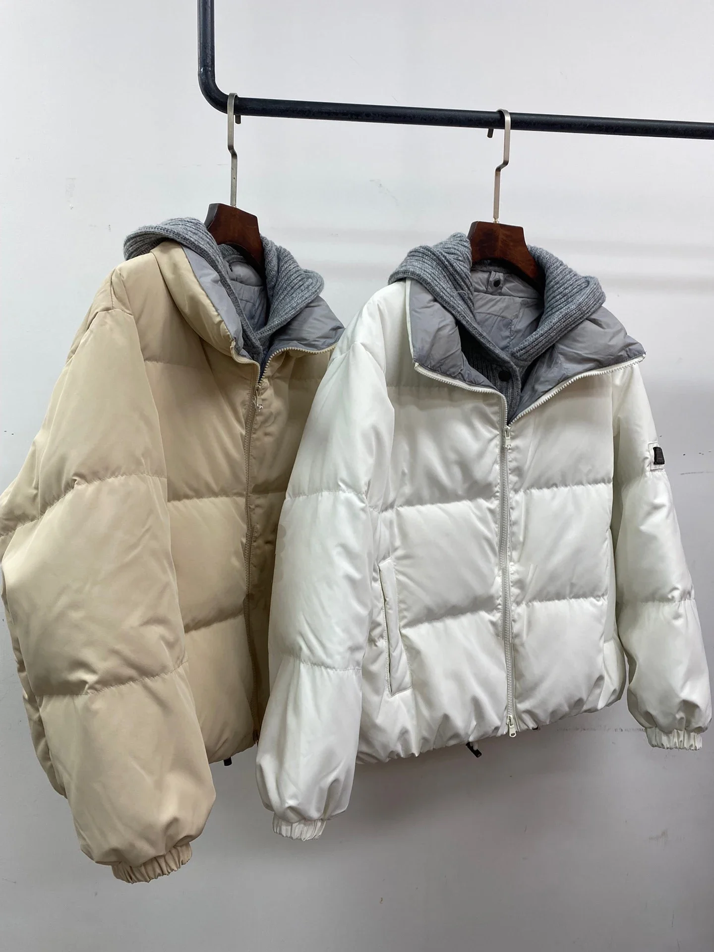 Manteau en duvet à manches longues pour femmes, veste décontractée, automne, hiver, nouveau, 2024