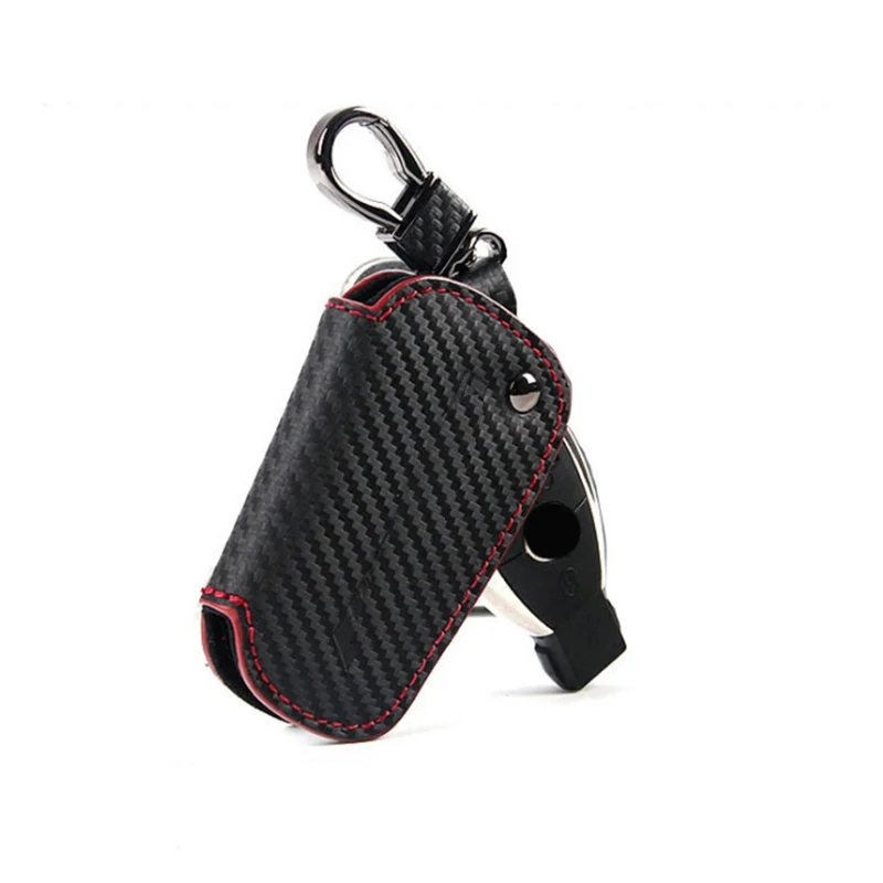 Leather Men Car Key Bag Case Cover Holder Chain For Mercedes Benz AMG A C E S GLA GLC CLA CLS GLE GLK R Class AUTO Accessories