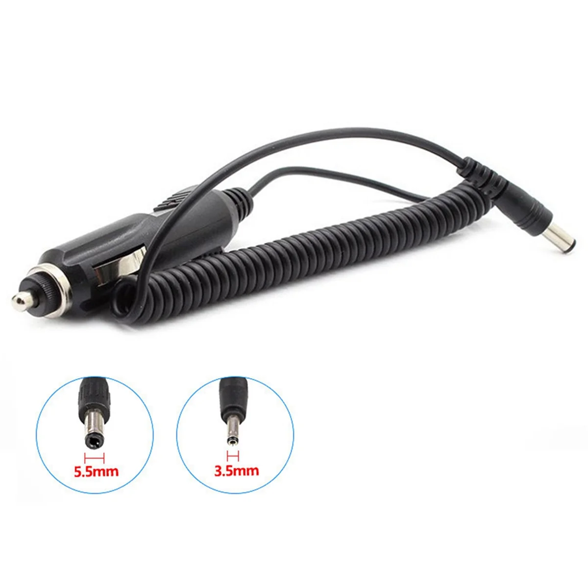 DC 12V Car Charger Power Cable Universal 5.5X2.1Mm for Car Lighter Built-in 3A Fuse with Indicator Light image 5