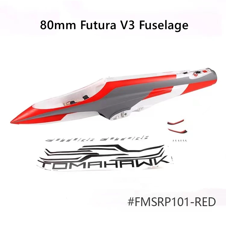 FMS 80mm Ducted Fan EDF Jet Futura V2 V3 Fuselage Main Wing EPO Foam RC Airplane Model Plane Aircraft Avion pare Parts