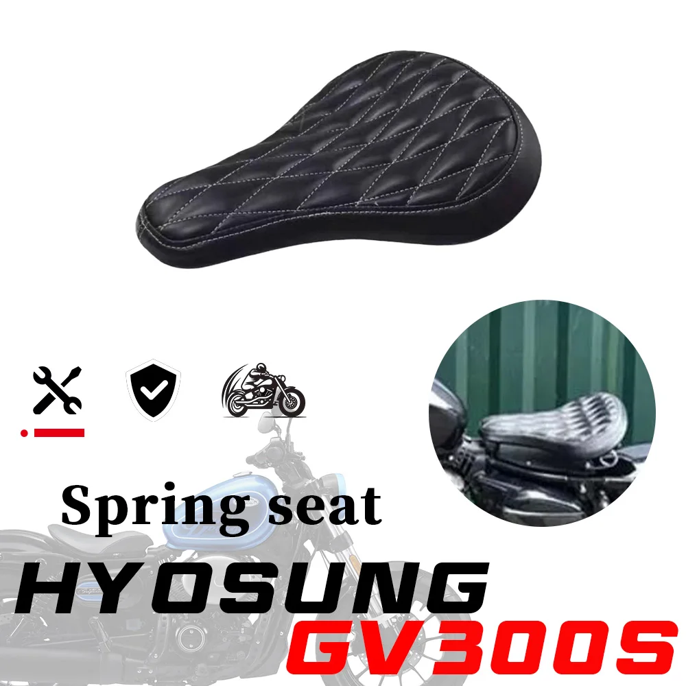 

For HYOSUNG GV300s Motorcycle spring-loaded single seat cushion, waterproof and sun-proof extended double rear seat gvs300
