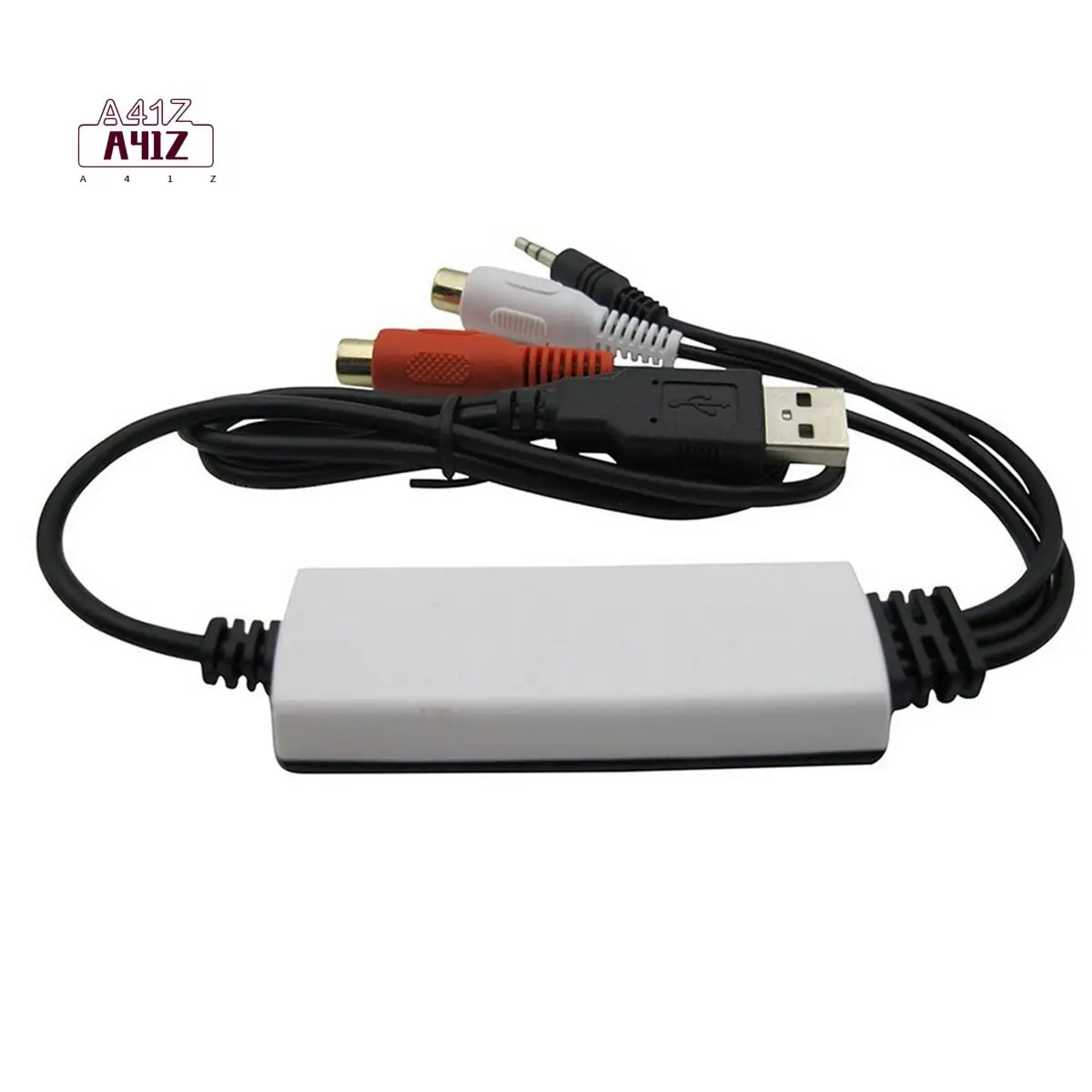 

A41Z-Ezcap USB 3.5Mm Audio Capture Grabber Edit Audio Cable To Digital For Recording Analog Audio Cassette To CD/MP3 Converter
