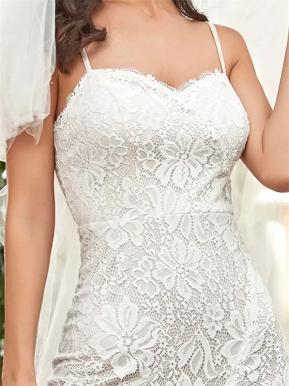 Personalizado tule cinta de espaguete alta fenda sereia vestidos de casamento para as mulheres 2025 trem varredura vestidos de noiva novia