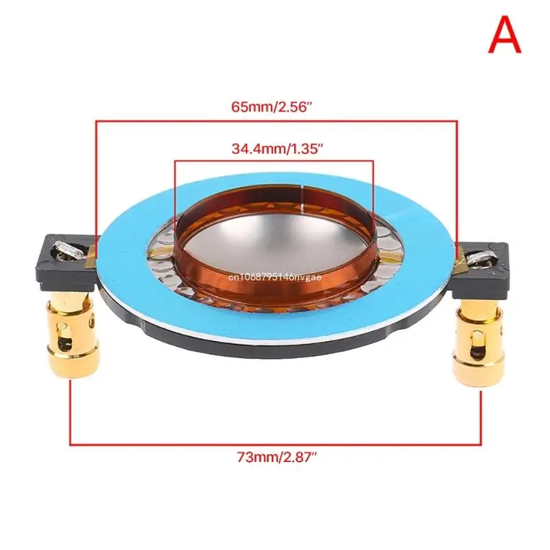 Membrana altoparlante Pellicola in titanio professionale ad sensibilità 34.4 44.4 51.3 72.2 74.5mm Riparazione tweeter