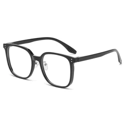 Retro TR90 Square Large Frame Glasses Frame Women's Anti Blue Light Eyewear Girls New Fashion Y2K Style Eyeglasses Frame ﻿