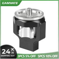 CAMVATE ARRI Rosette Extension Mount Connector with M6 Threaded Screw and M4 Threaded Holes for Camera Cage Handle Shoulder Rig