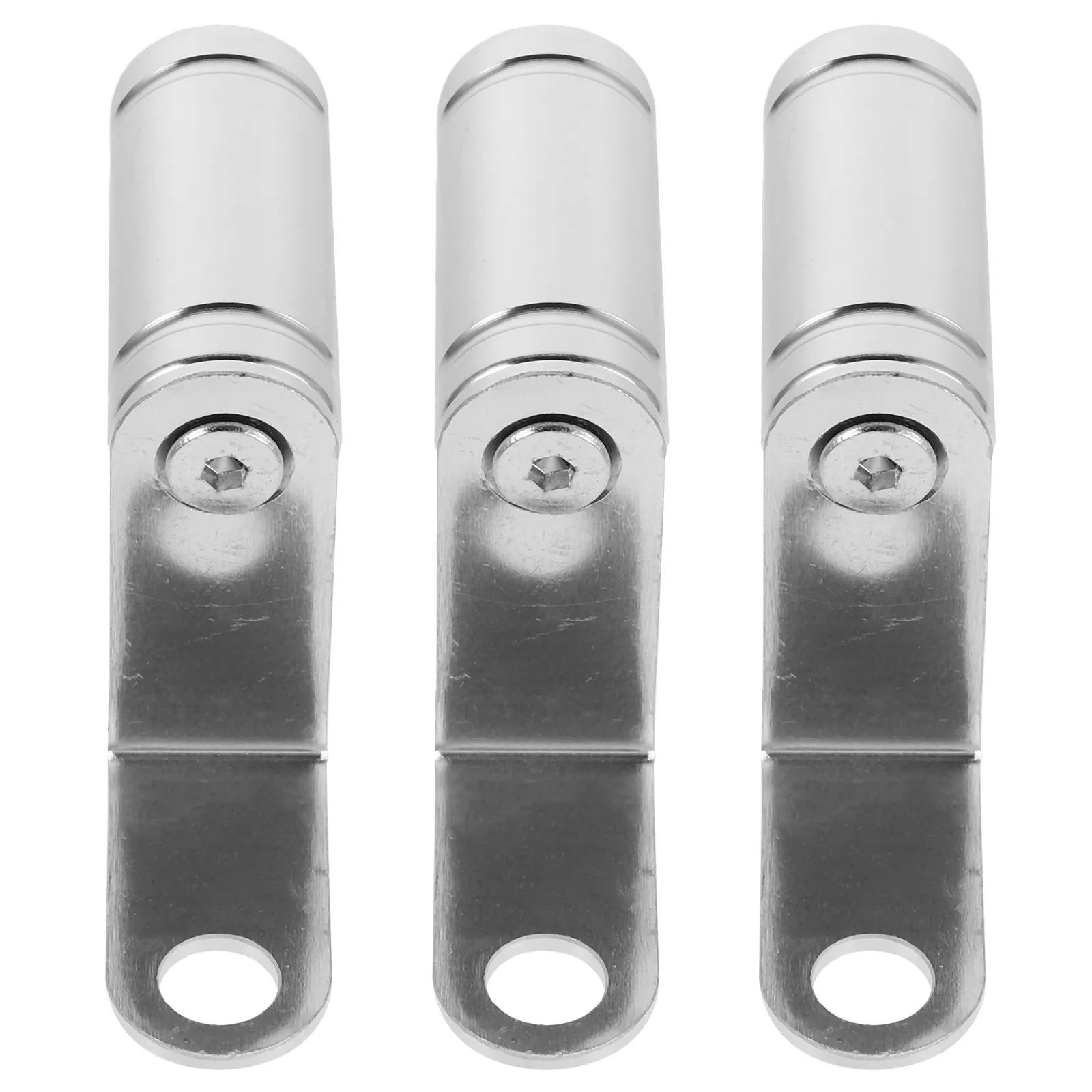 3Pcs Motorcycle Rearview Mirror Bracket Extension Post Silver Aluminum Rearview Mount for Scooter Bike Safety Visibility