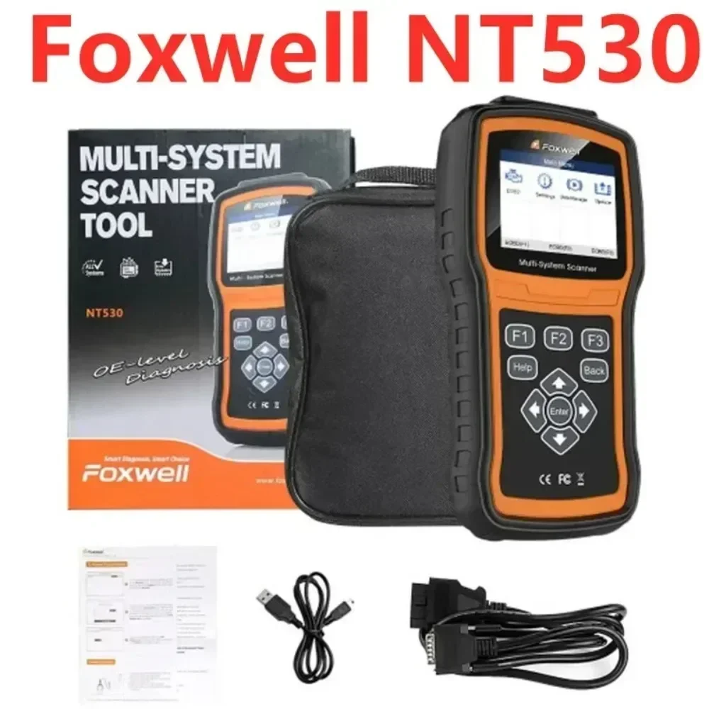 

Foxwell NT530 Multi-System Scanner for Nissan Porsche Volvo Ford BMW MITSUBISHI Benz Universal Auto Diagnostic Car Tools