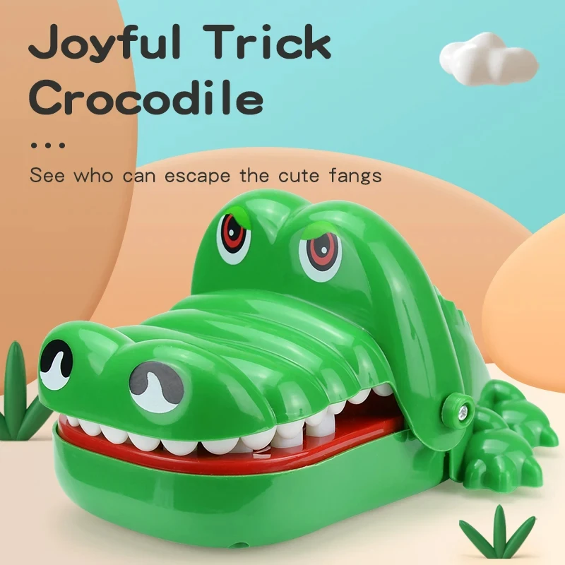Crocodile Teeth Toys Alligator Biting Finger Dentist Classic Family Games Party Pranks Children's Lucky Game Decompression Toy