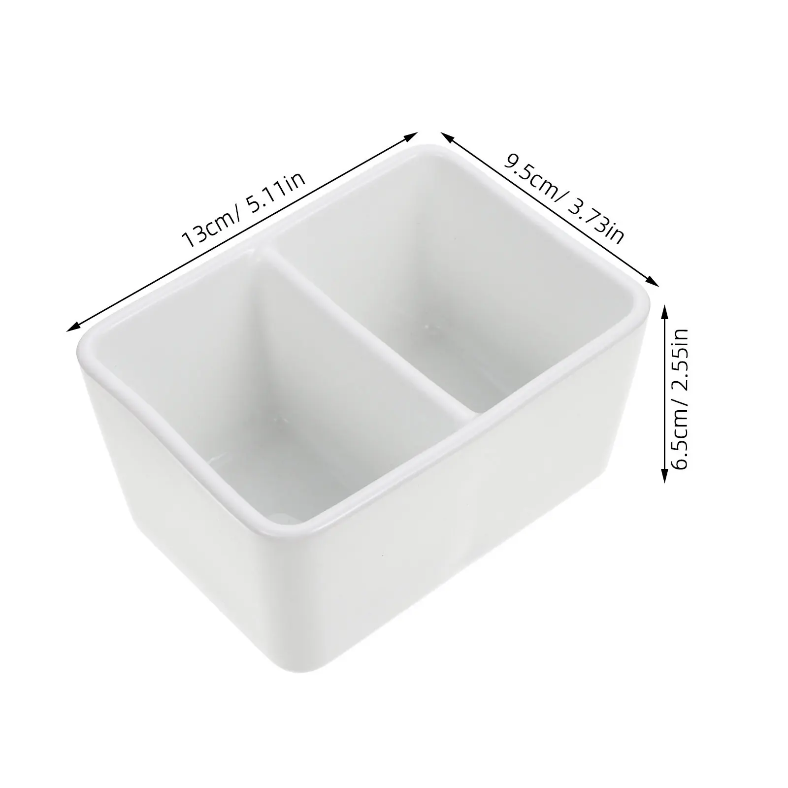 Sturdy Ceramic Ink Dish Calligraphy Painting Tray Inkwell for Brush Washing Ink Storage Office Studio Home Use Lightweight
