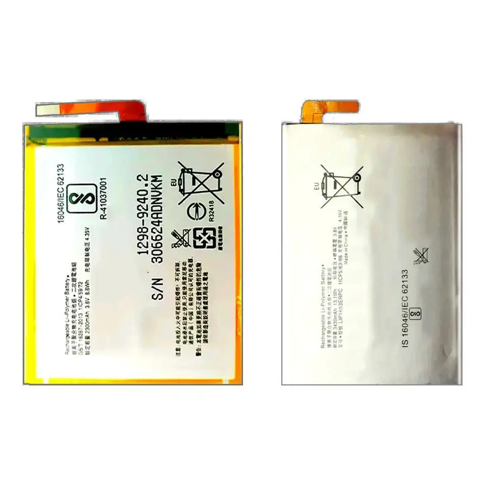

2300-3430Mah LIP1653ERPC LIS1635ERPCS/LIP1635ERPCS Mobile Phone Battery For Sony Xperia E5 XA2 XA1 F3112 F3113 F3116 Plus Ultra