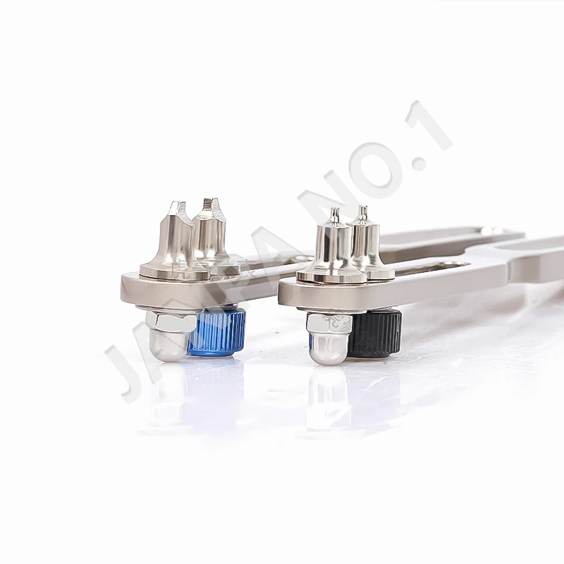 Herramientas para relojes, abridor ajustable de caja trasera, removedor de presión, herramienta de reparación de relojero, kit de abridor de Metal de dos garras