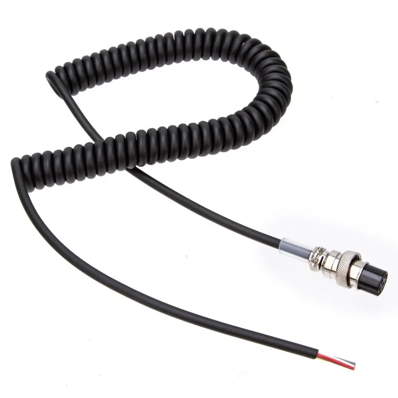 

8 Pin Microphone Extension Cable For VHF/UHF Band Handheld Speaker Mic Wire Replacement Walkie Talkie Parts for Alinco EMS-57 EM