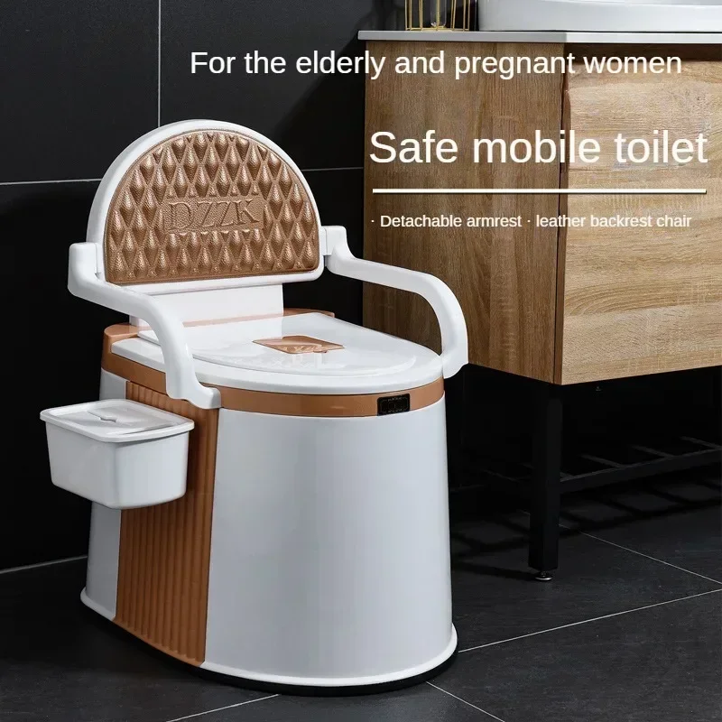 

Portable Bedroom Urine Bucket Bedpan ChairComfortable Sit Toilet Ensuring Accessibility and Dignity for Users with Mobility