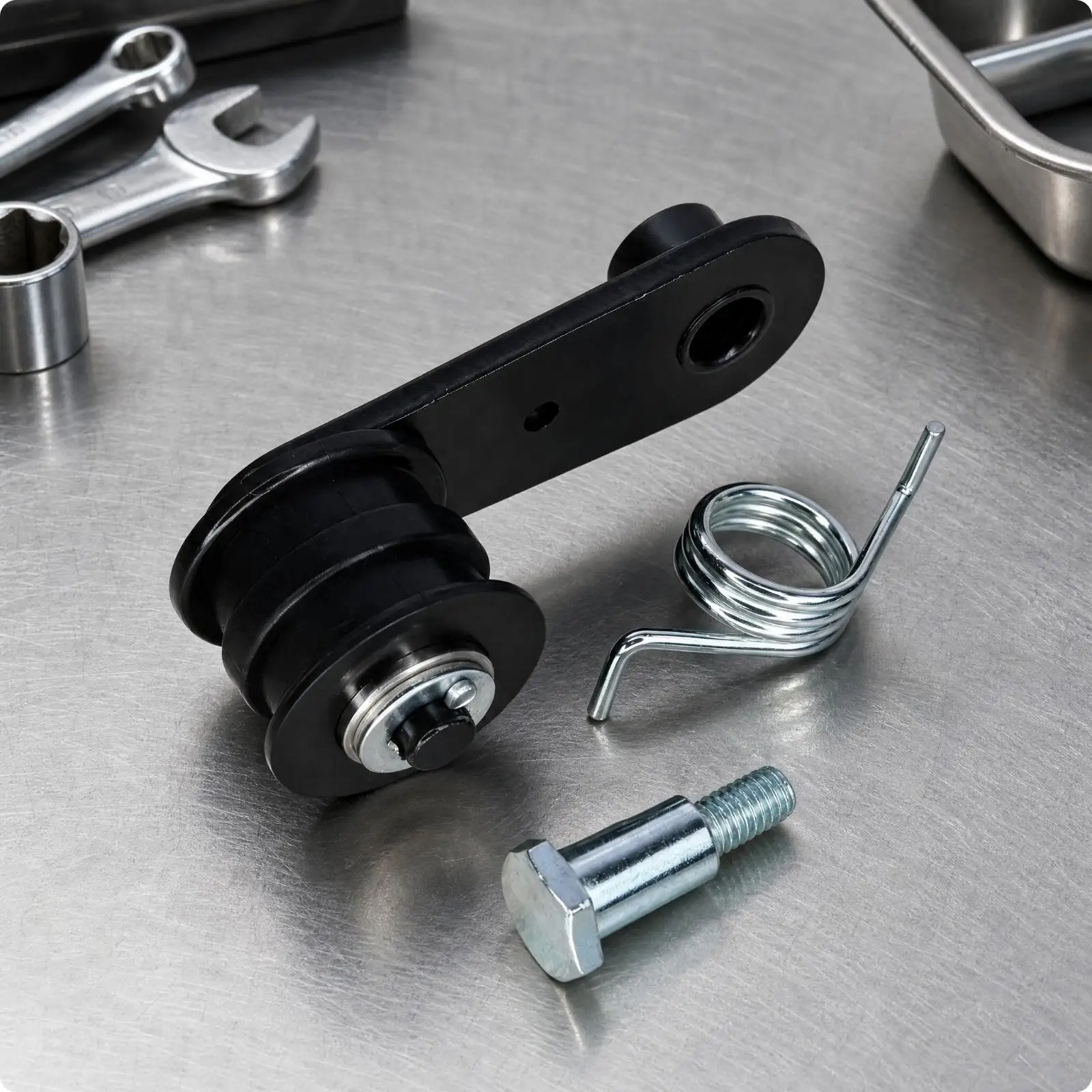 Replacement Chain Tensioner Assembly with Eyelet and Threaded Bolt for Utility Vehicles