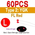 60 piezas YGK L FLR