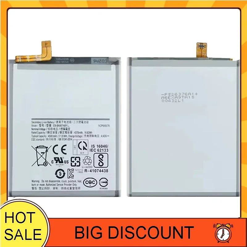 4500mAh Portable Battery EB-BA907ABY For Samsung Galaxy S10 Lite Replacement Mobile Phone Batteries