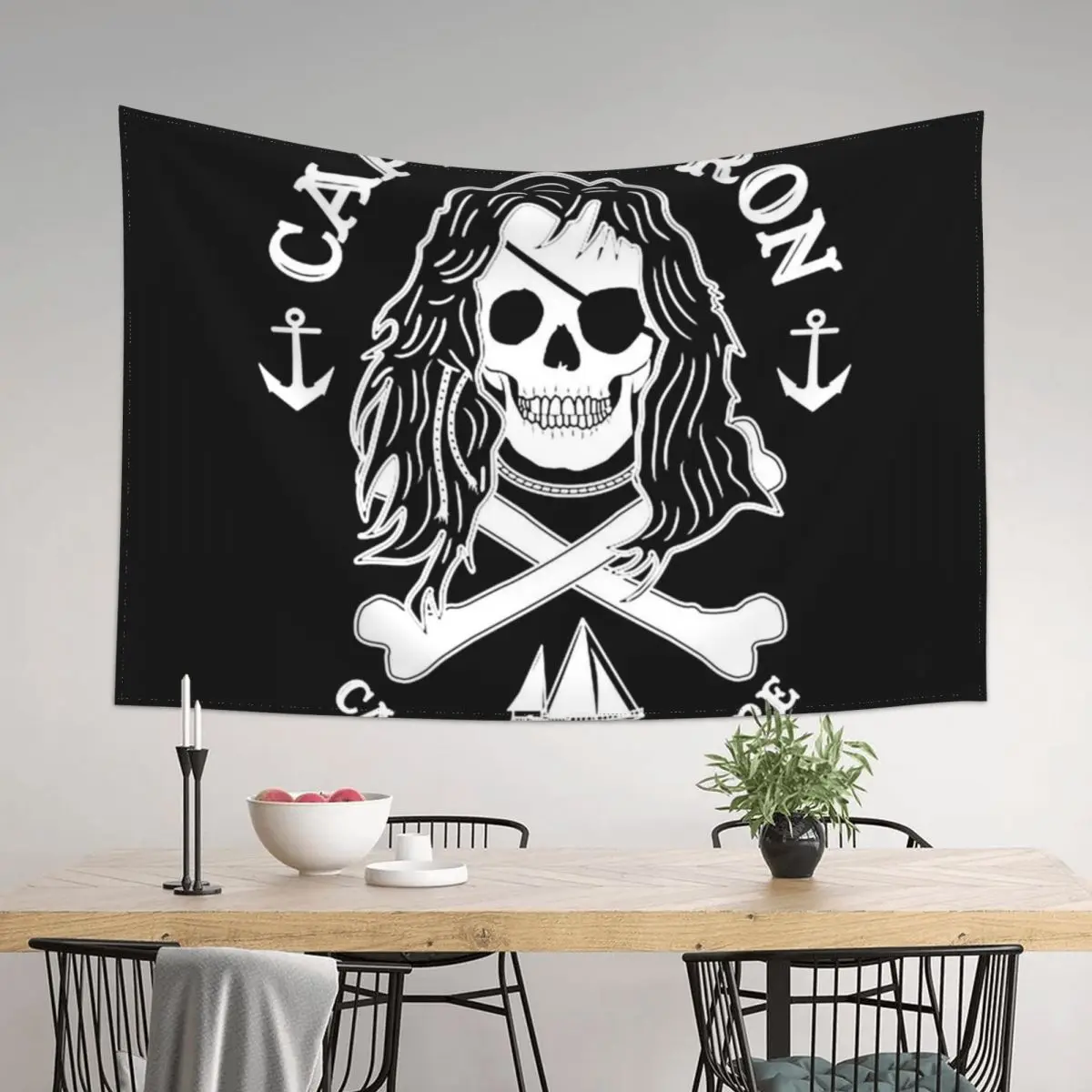 

Captain Ron: Captain For Hire Tapestry House Decorations Aesthetic Home Decor Hanging Wall Tapestry