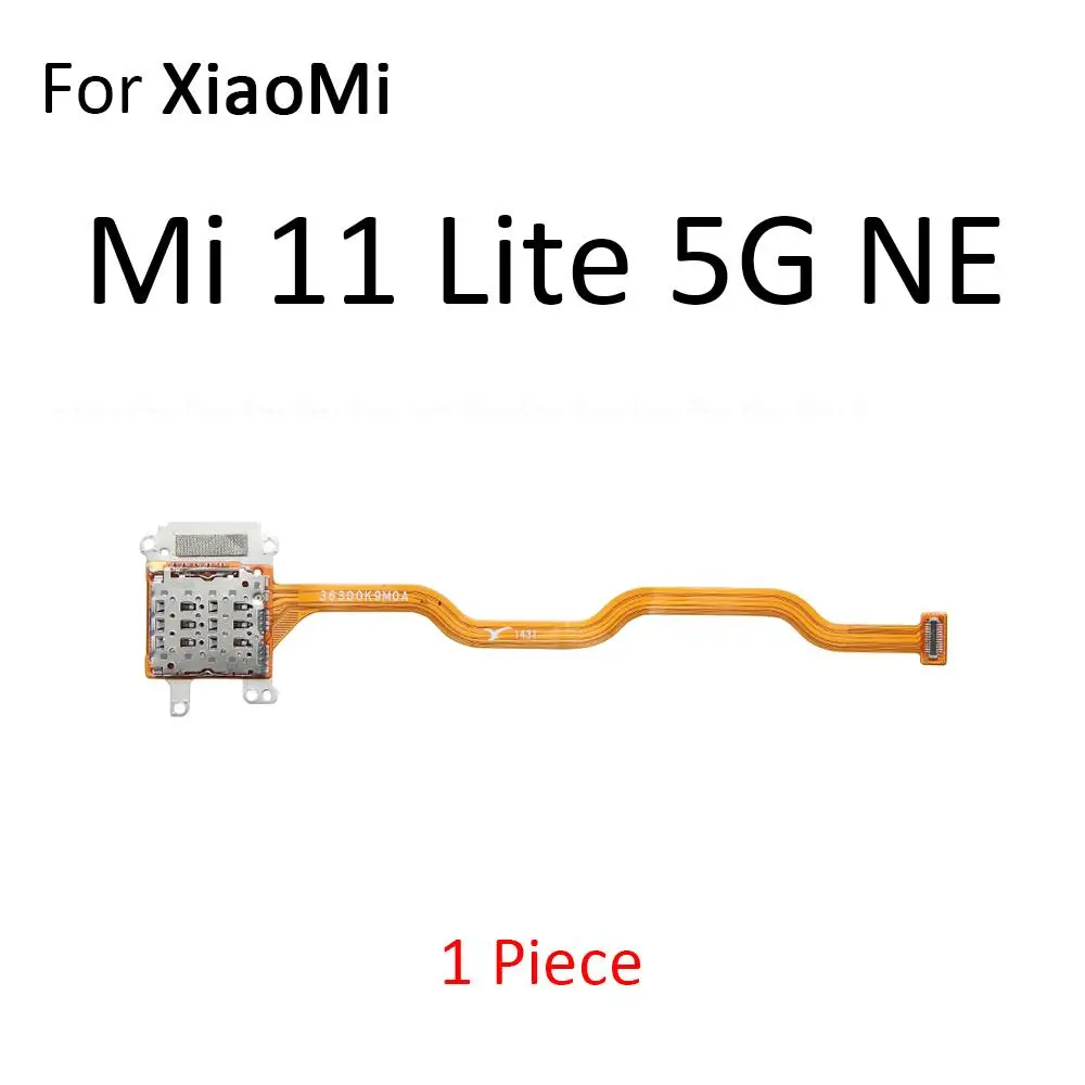 Sim Card Slot Tray Holder Board Flex Cable For Xiaomi Mi 12 12S 11 Lite 11i 11X Poco F3 F4 Civi 1S Redmi K40S K40 Pro Plus Parts