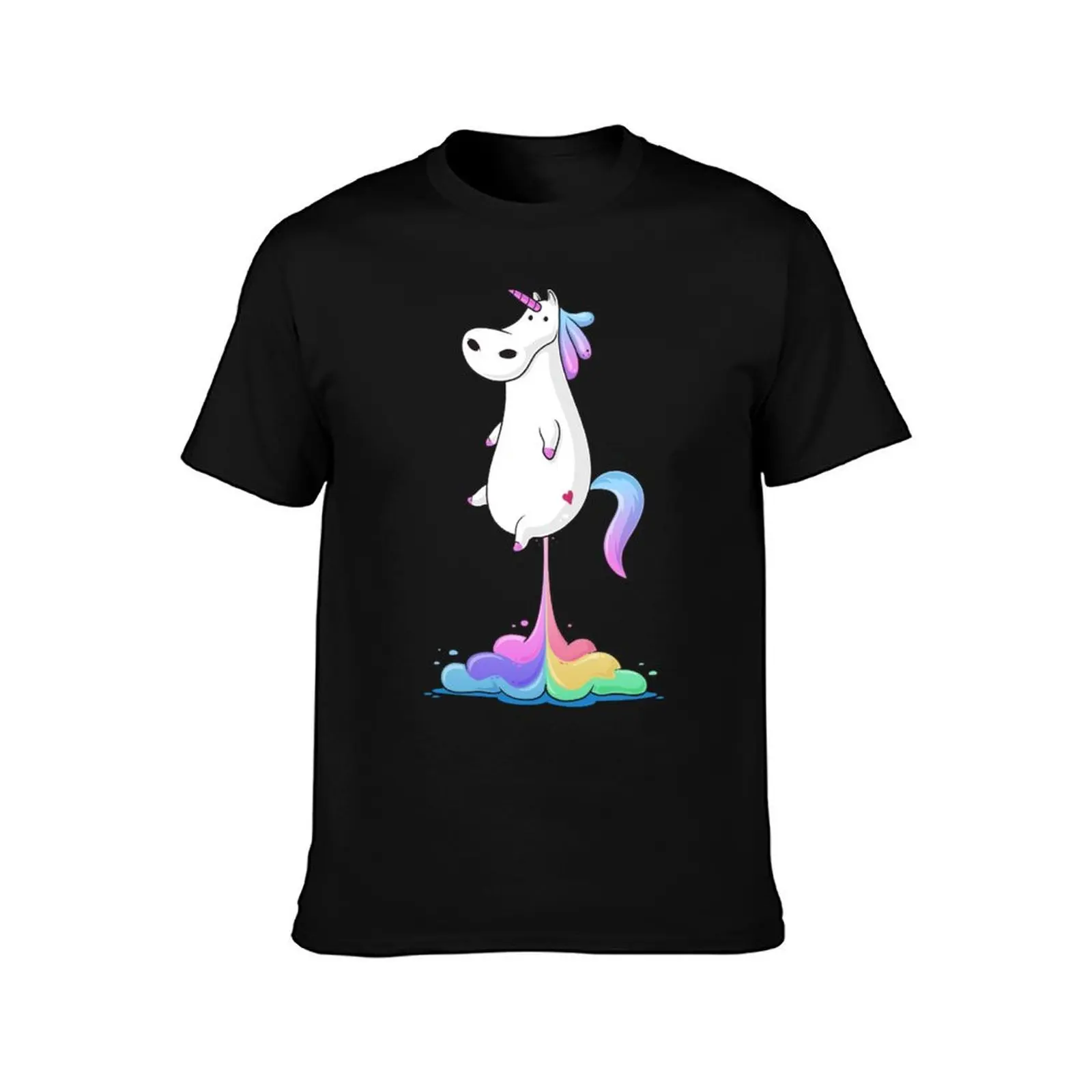 Unicorn Fart T-Shirt summer clothes plus sizes mens plain t shirts