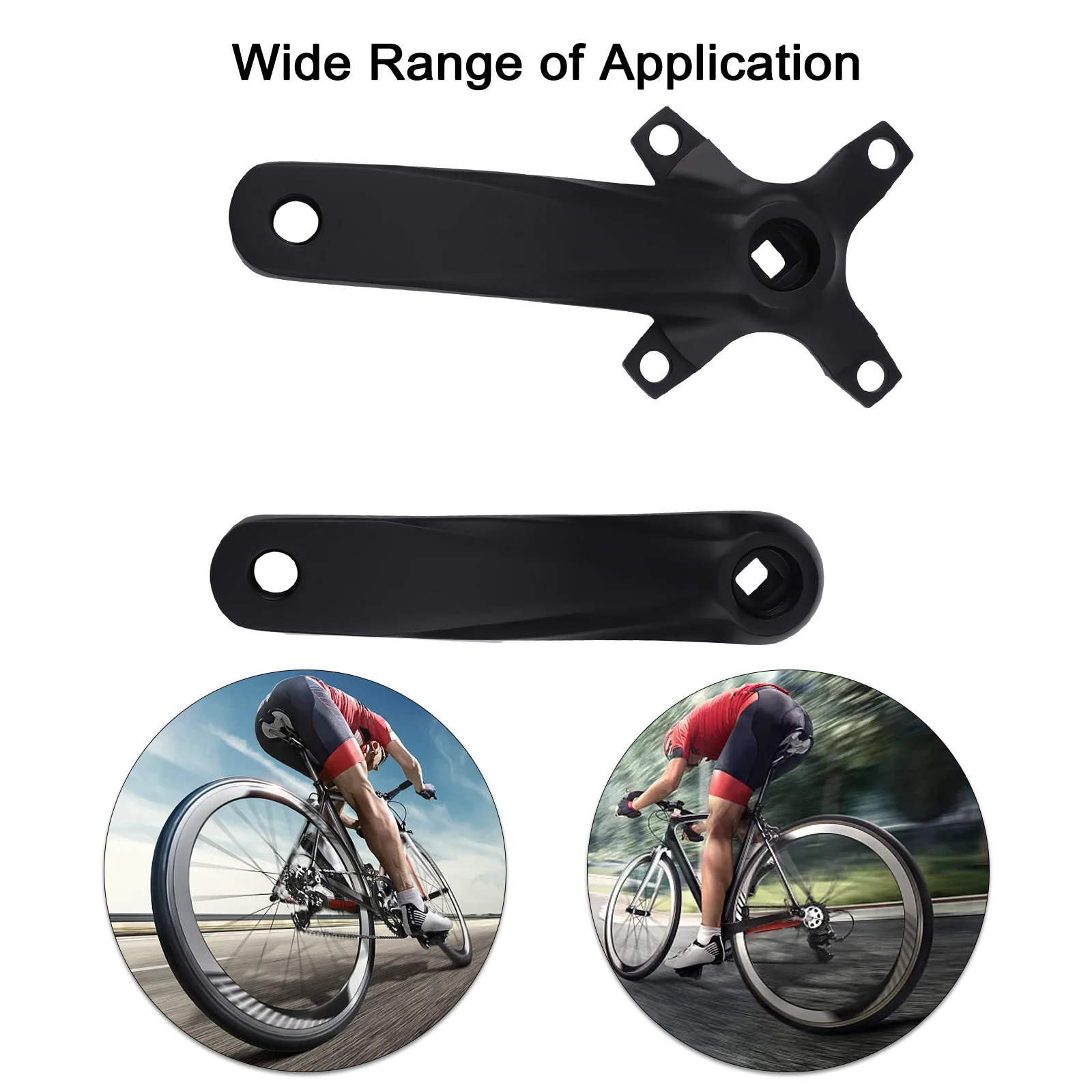 1 Set 7-12S Bike Tooth Plate Crank Leg BCD104mm Length 152mm Aluminum Alloy Bike Crank Set Cycling Accessories