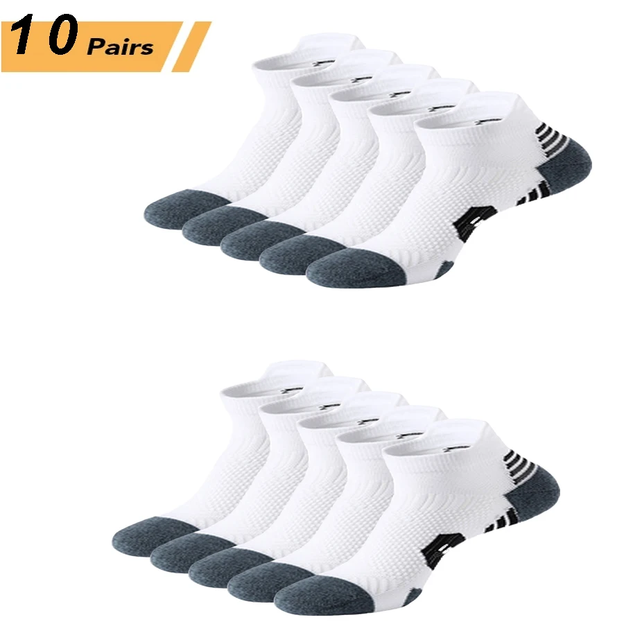 3 Paar Professionele Fitness Sportsokken Handdoek Bodem Antislip Hardloopsokken Mannen Vrouwen Korte Sneldrogende Basketbal Training sox - afbeelding 1
