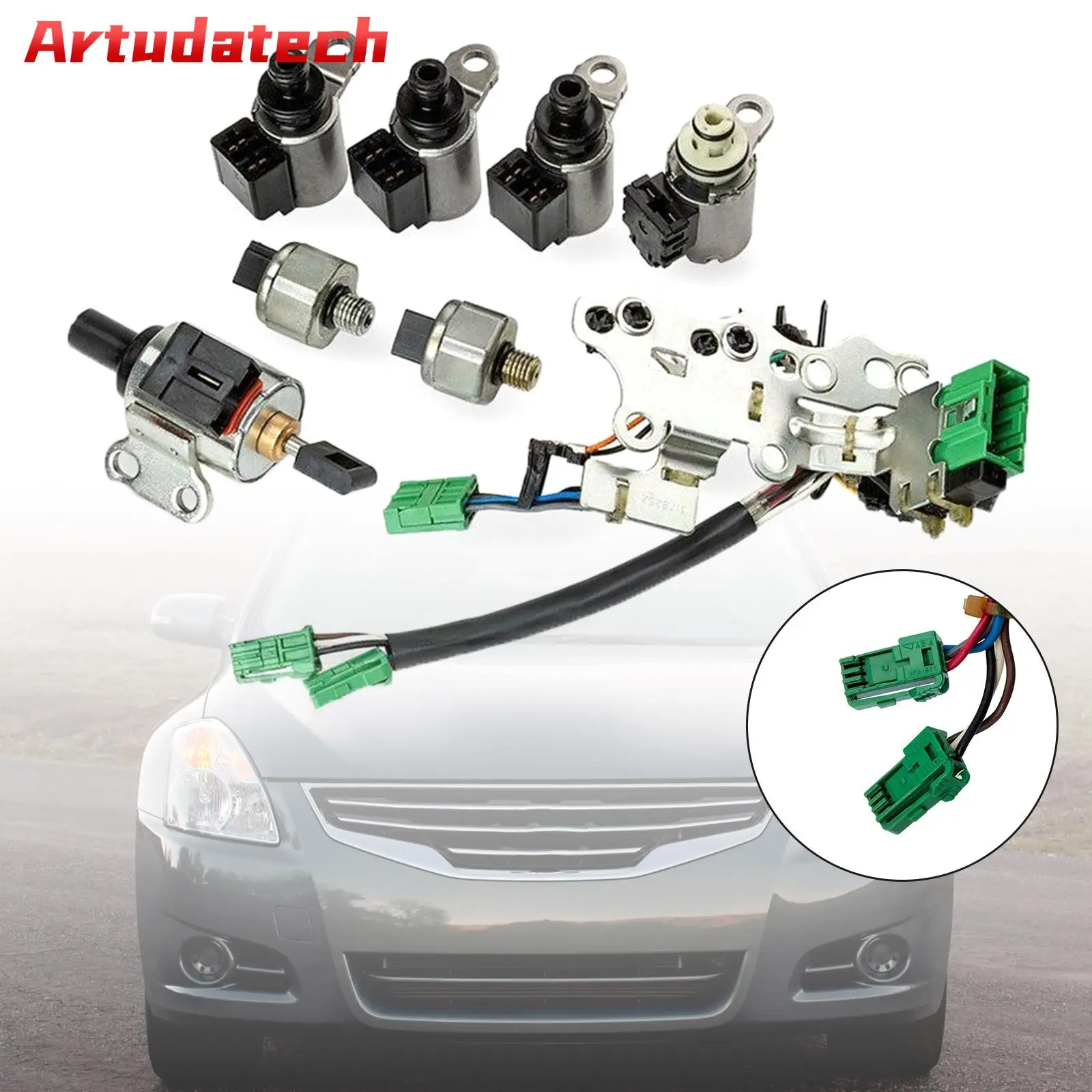 

Artudatech CVT электромагнитный клапан коробки передач Kit 33446-JF011 для Nissan Altima/Rogue 07-2012, автомобильные аксессуары