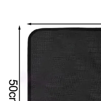 Double Sided Heat Resistant Silicone Mat with Fiberglass for Floor Protection under Outdoor Cooking Appliances and Grills