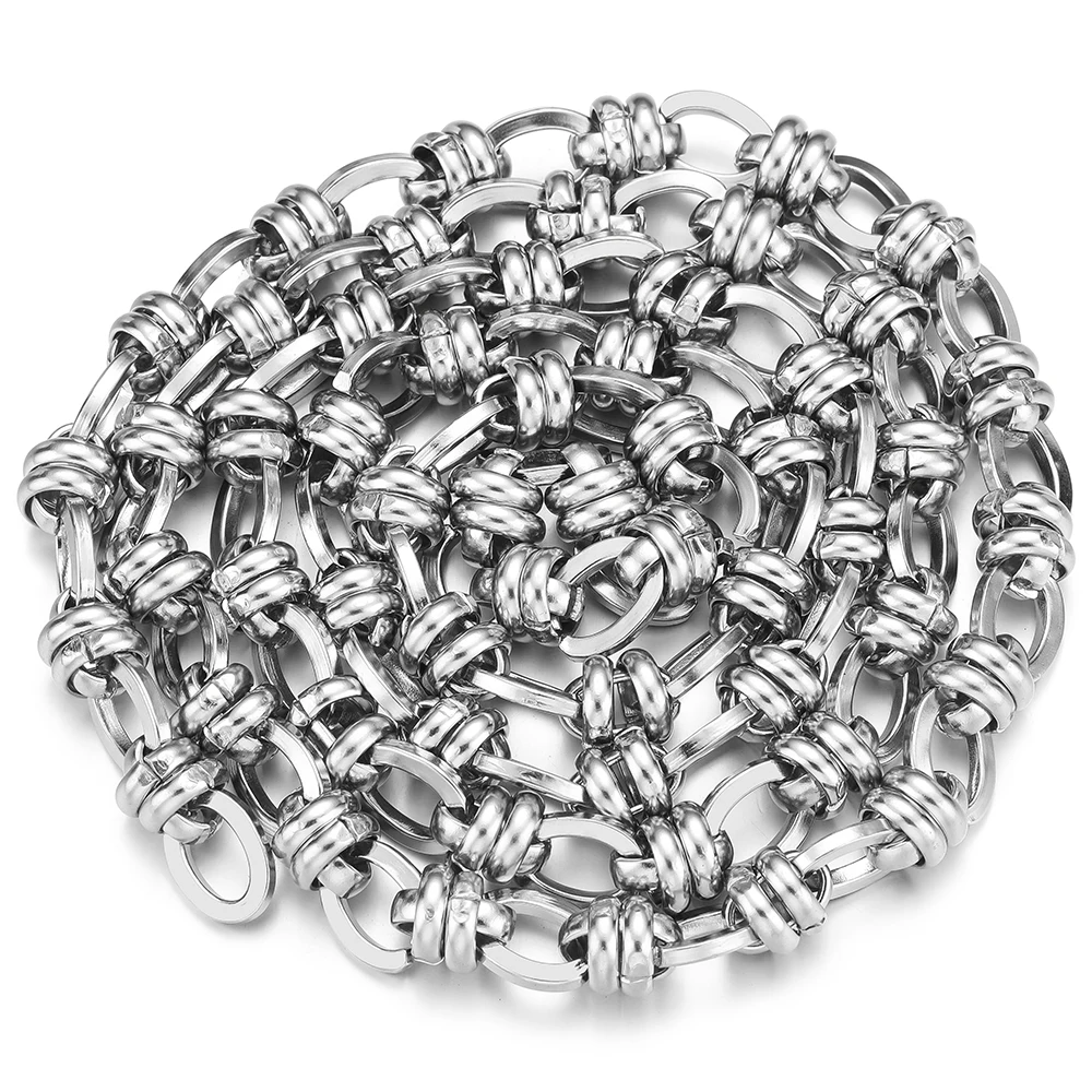 1 Meter Fashion Stainless Steel Square Wire Chains DIY Hip Hop Necklaces Findings Bracelets Supplies Jewelry Making Accessories