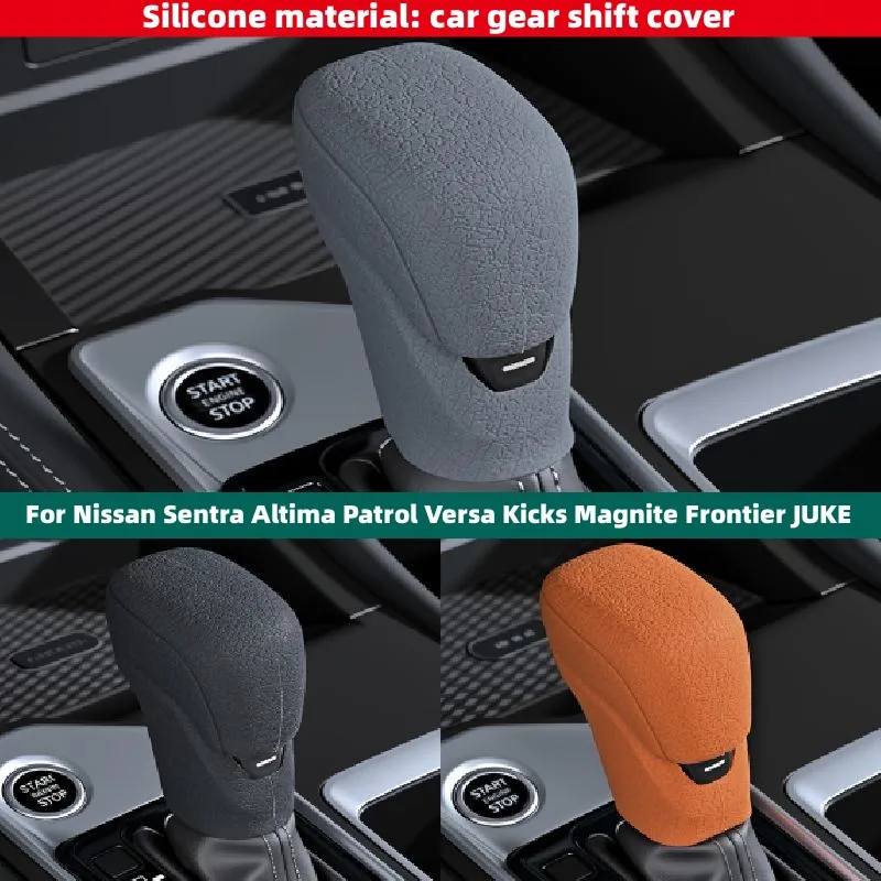Capas Protetoras Antiderrapantes para Manopla de Câmbio de Carros Nissan Sentra, Altima, Patrol, Versa, Kicks, Magnite, Frontier, JUKE