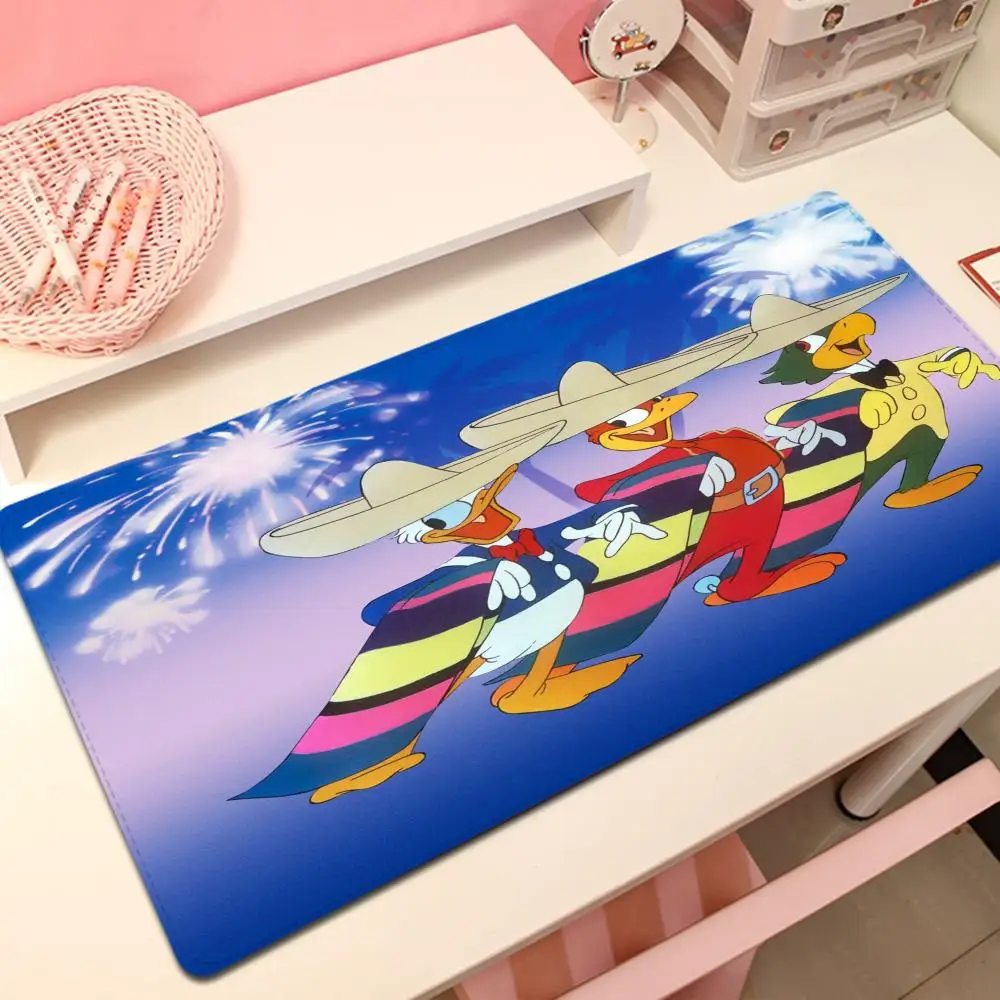 Disney The Three Caballeros Mousepad Beautiful large gaming mousepad L XL XXL gamer mouse pad Size for Game Keyboard Pad for Gam