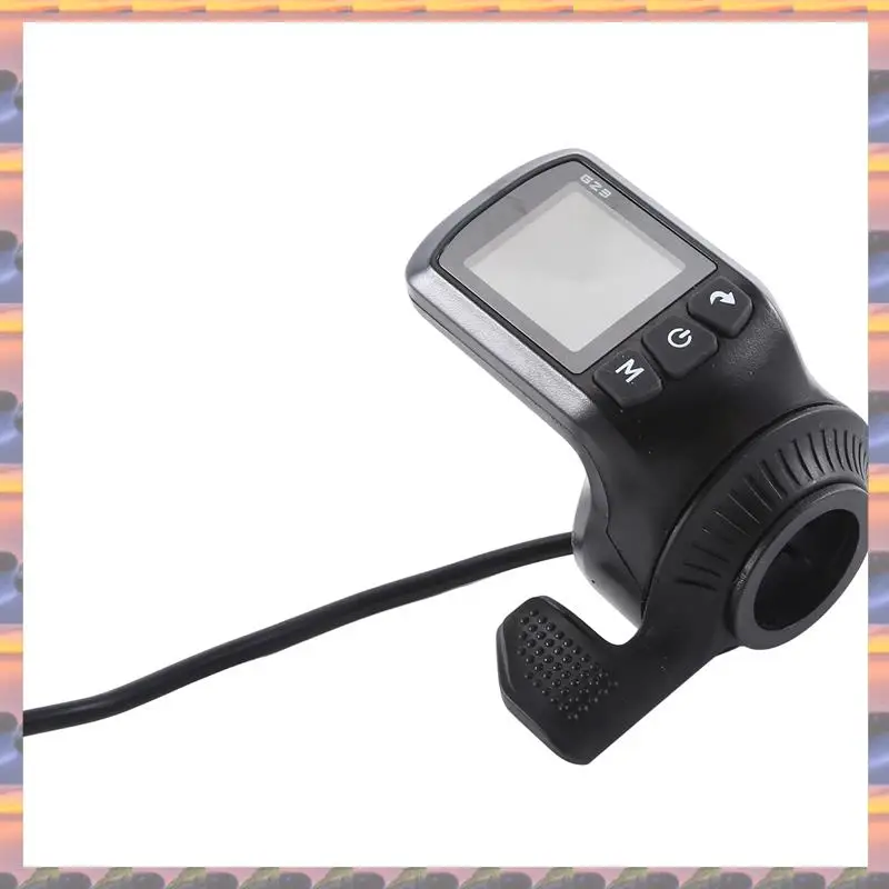ABML Electric Bicycle Bike LCD Display With Thumb Shifter Handle For E- Scooter GZ3 Panel Replacement Parts