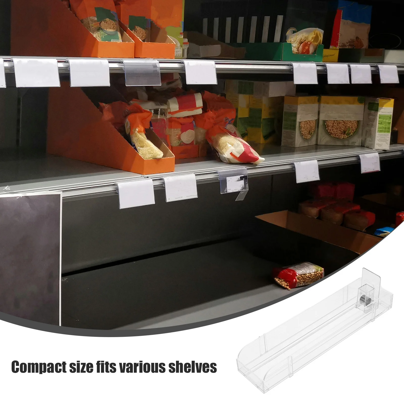 

Beverage Pusher Rack For Supermarket Shelf Automatic Can Soda Dispenser Fridge Storage Drink Holder Retail Display Stand