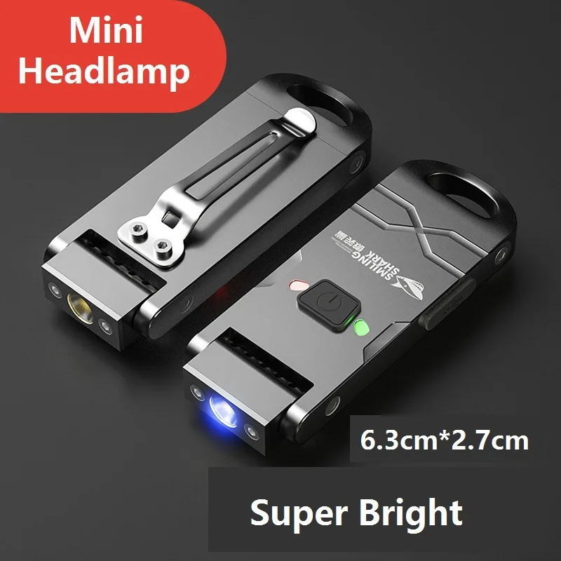 flashlight Torch mini hat clip lamp super bright portable