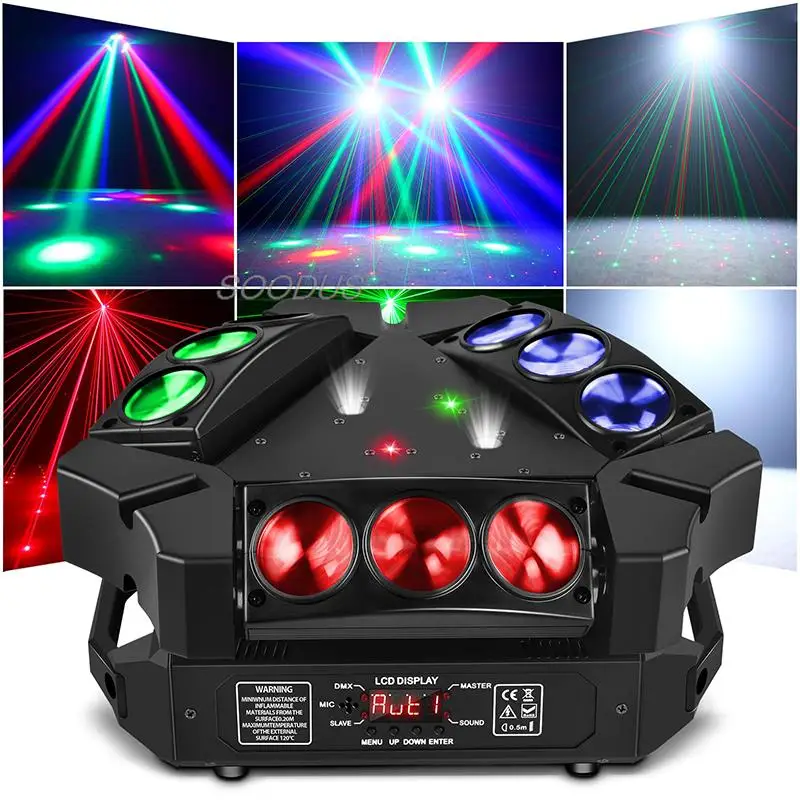 DMX 150W LED Strobe Light Disco Beam Moving Head Audience For Dj Wedding Lighting Lights For Disco Parties Light RGB KTV