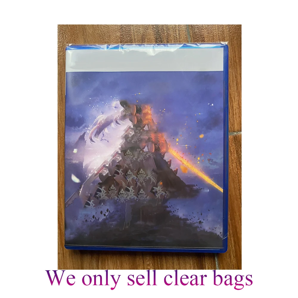 50PCS Wholesale High Clear Cover Case For PS3 PS4 PS5 Game Protective Bag Moisture-proof Dust-proof Plastic Bag