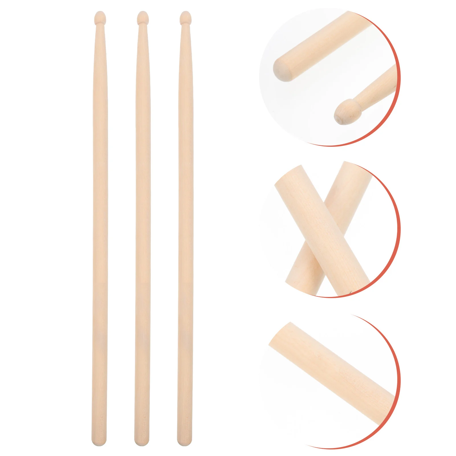 

Drum Sticks Maple Drumsticks Instrument Accessories Percussion Instrumentstick for