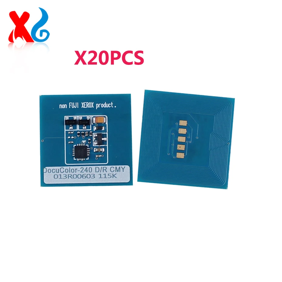 

20X 115K 80K 013R00602 013R00603 Барабанный чип для Xerox DocuColor 240 242 250 252 260 WorkCentre IV C7655 7675 7665 C7755 7765 7775