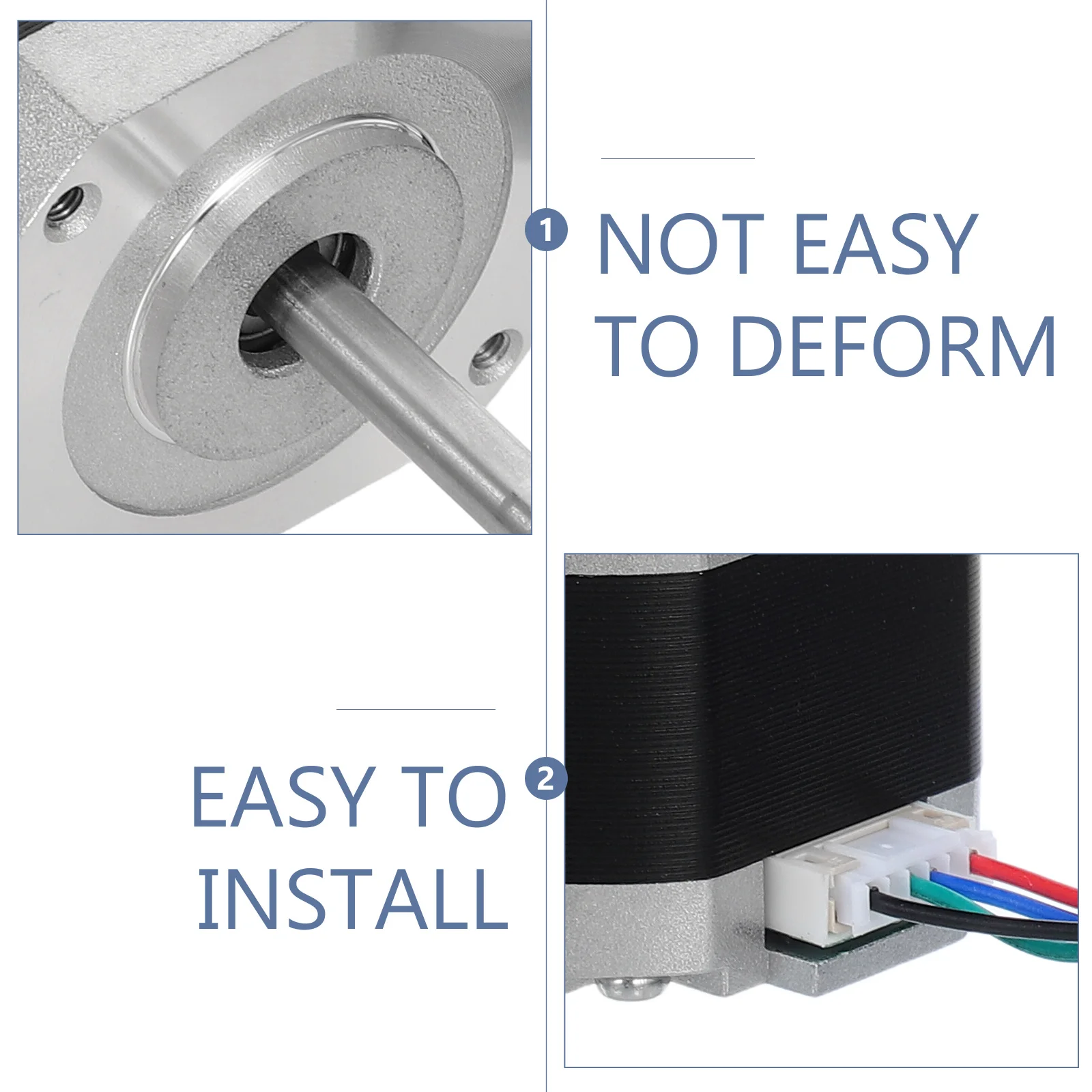 3D Printer Motor 42 Series 1.8 Degree 12V High Torque Stable Precision For Diy Projects Tiny Motor Replacement 3D Printer