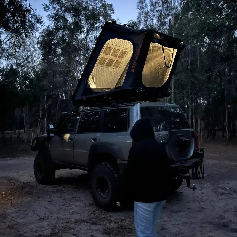 خفيفة الوزن مقاوم للماء الألومنيوم هارد شل على الطرق الوعرة على السطح خيمة سقف السيارة العلوي خيمة RTT لمغامرة التخييم 4x4 4WD