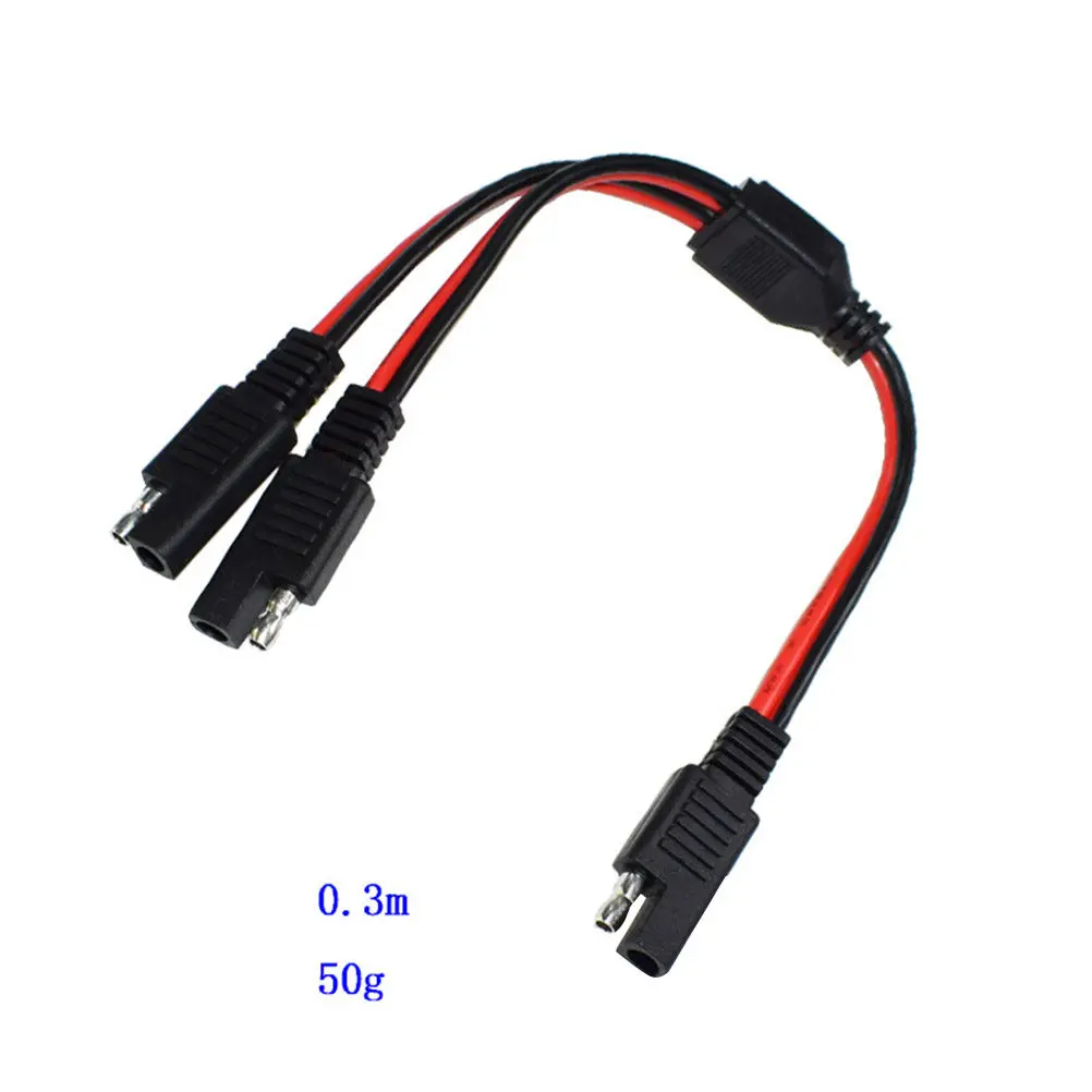 

Low Heat Sae Extension Cable 1 to Copper Core High Current Capacity Power Plug for Automotive Truck Solar