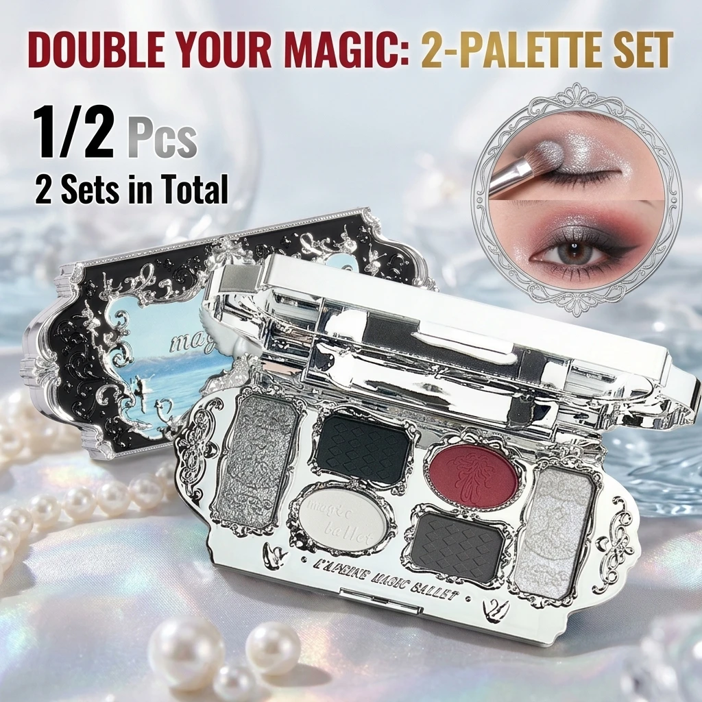 Six Color Swan Eye Shadow Trim Blush Highlights Multi-Purpose Diverse Style Natural Makeup Portable Integrated Cosmetics