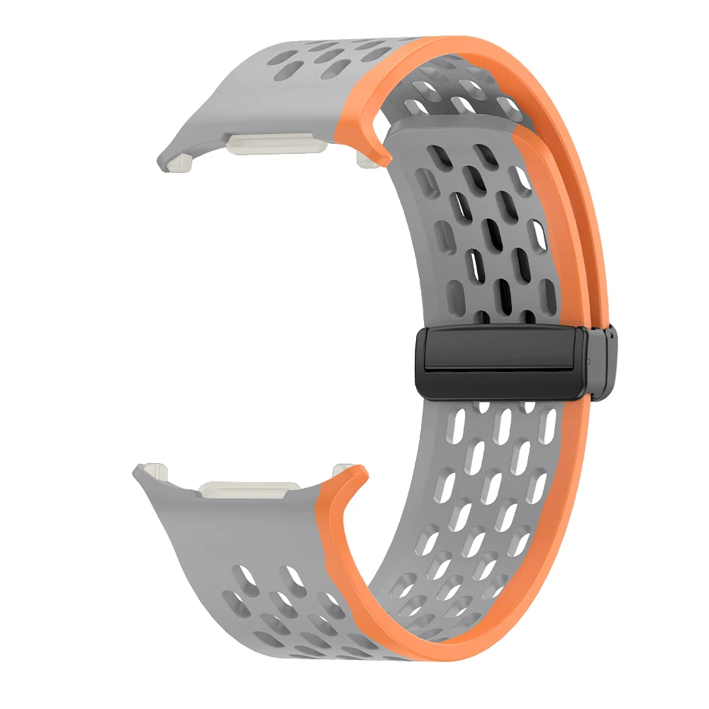 Magnetic D Buckle Strap For Samsung Galaxy Watch Ultra 47mm LTE Bracelet Breathable No Gaps Watchband Galaxy Ultra 47MM Correa image 5