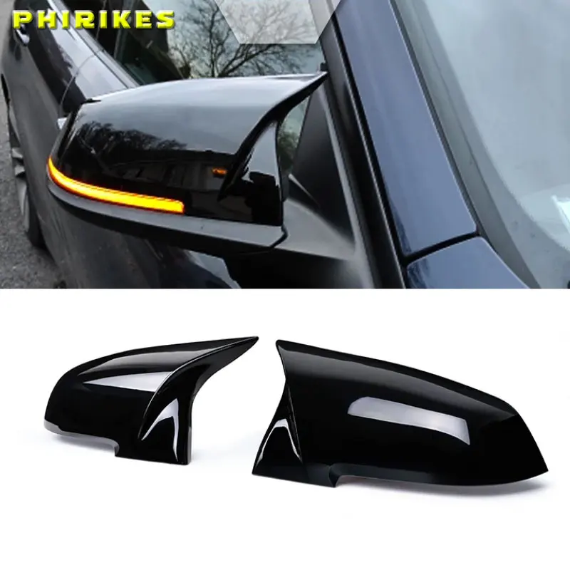 Für BMW 1 2 3 4 Serie F20 F30 F31 F32 F36 2012 - UP 320i 328i 330d 335i M3 M4 Look Ersatz-Stil Kohlefaser-Spiegelabdeckung