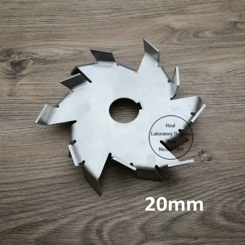 1piece Stainless Steel Round Dispersion Disk Stirring Disc with Saw-tooth Type for High Viscosity Liquid Material